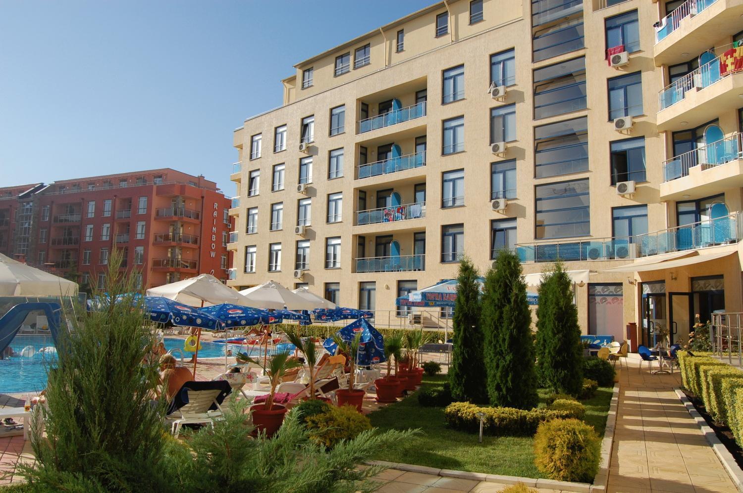 Rainbow 1 Holiday Complex Sunny Beach Buitenkant foto